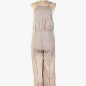 HYFVE women's jumpsuit pink blush shimmery size S